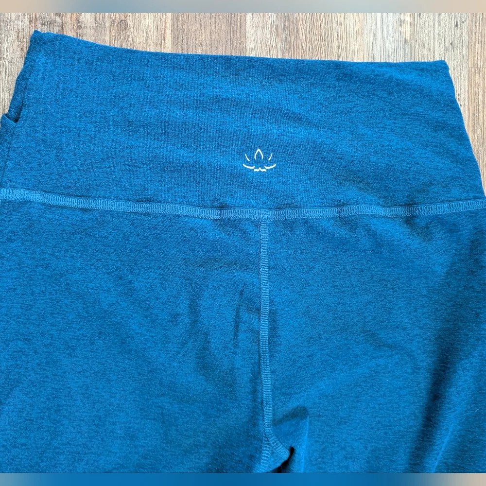 Beyond Yoga Spacedye At Your Leisure Bootcut Pant High Waisted Blue Sz L - Picture 5 of 16
